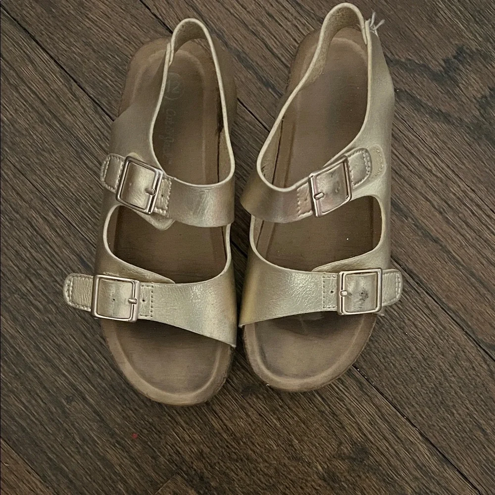 Cat & Jack Metallic Gold Kids Sandals